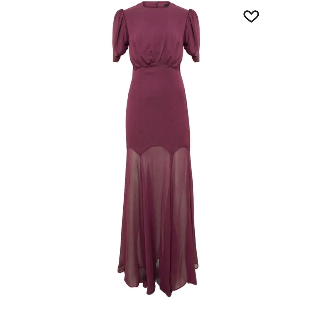 De La Vali
Agua dress 
Plum Maxi Dress